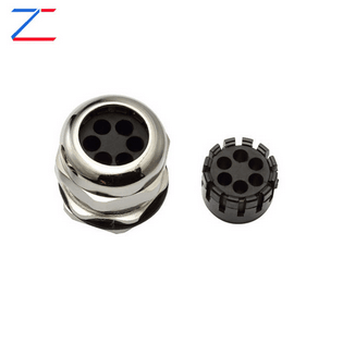 Pressacavo metallico multiforo